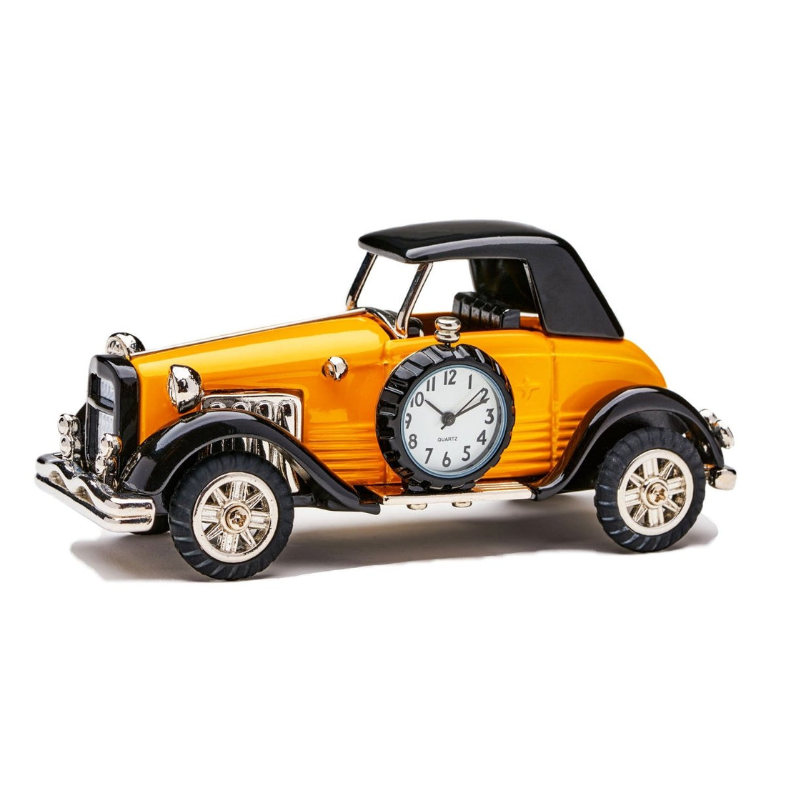 Antique Car Clock - Yellow - Tokyobay