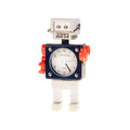 Football Robot Clock - Navy/White/Orange - Tokyobay