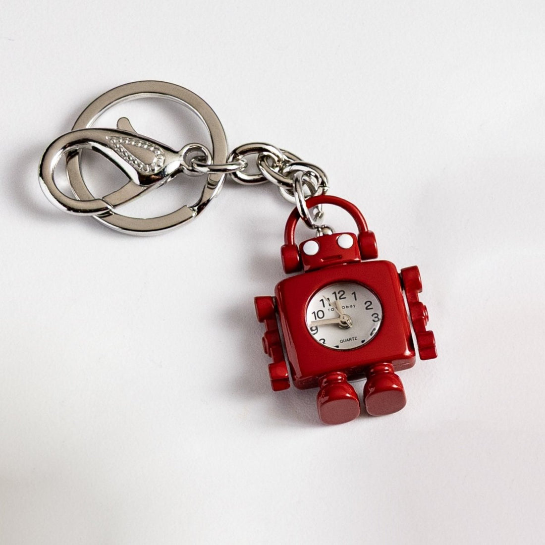 DJ Robot Charm Clock | Red - Tokyobay