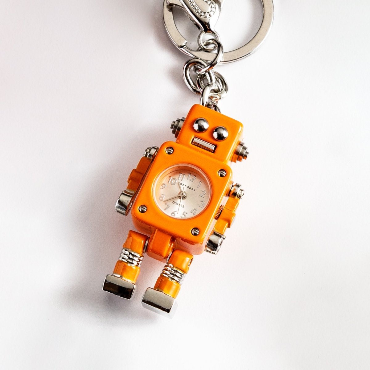 Robot Charm Clock | Orange - Tokyobay