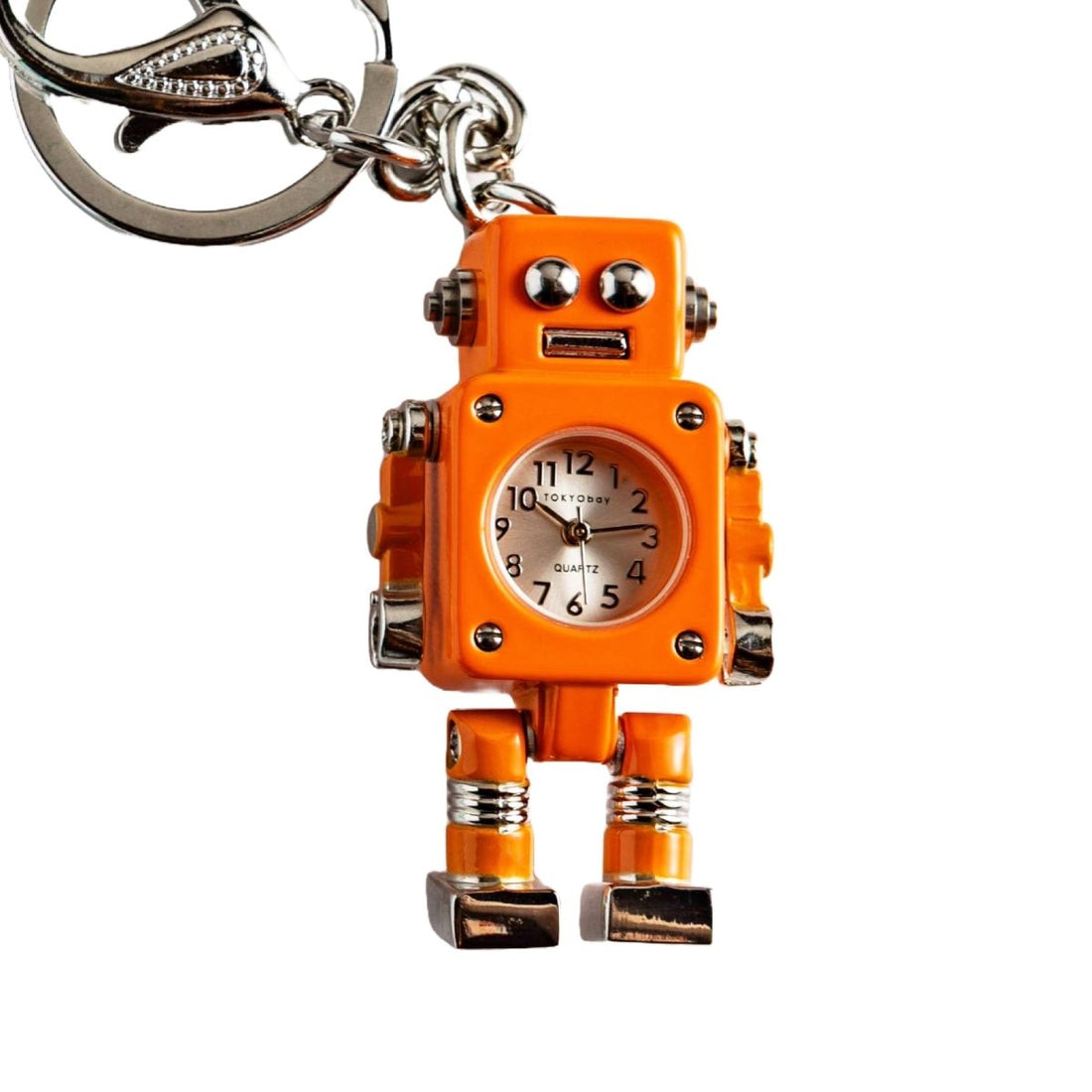 Robot Charm Clock | Orange - Tokyobay