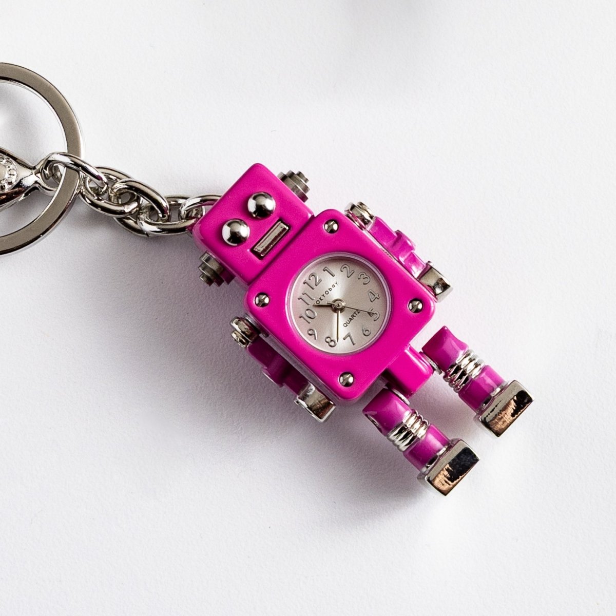 Robot Charm Clock | Pink - Tokyobay