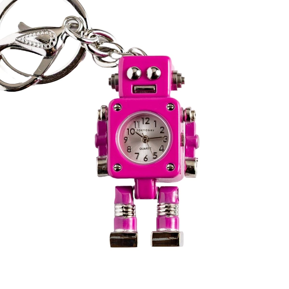 Robot Charm Clock | Pink - Tokyobay