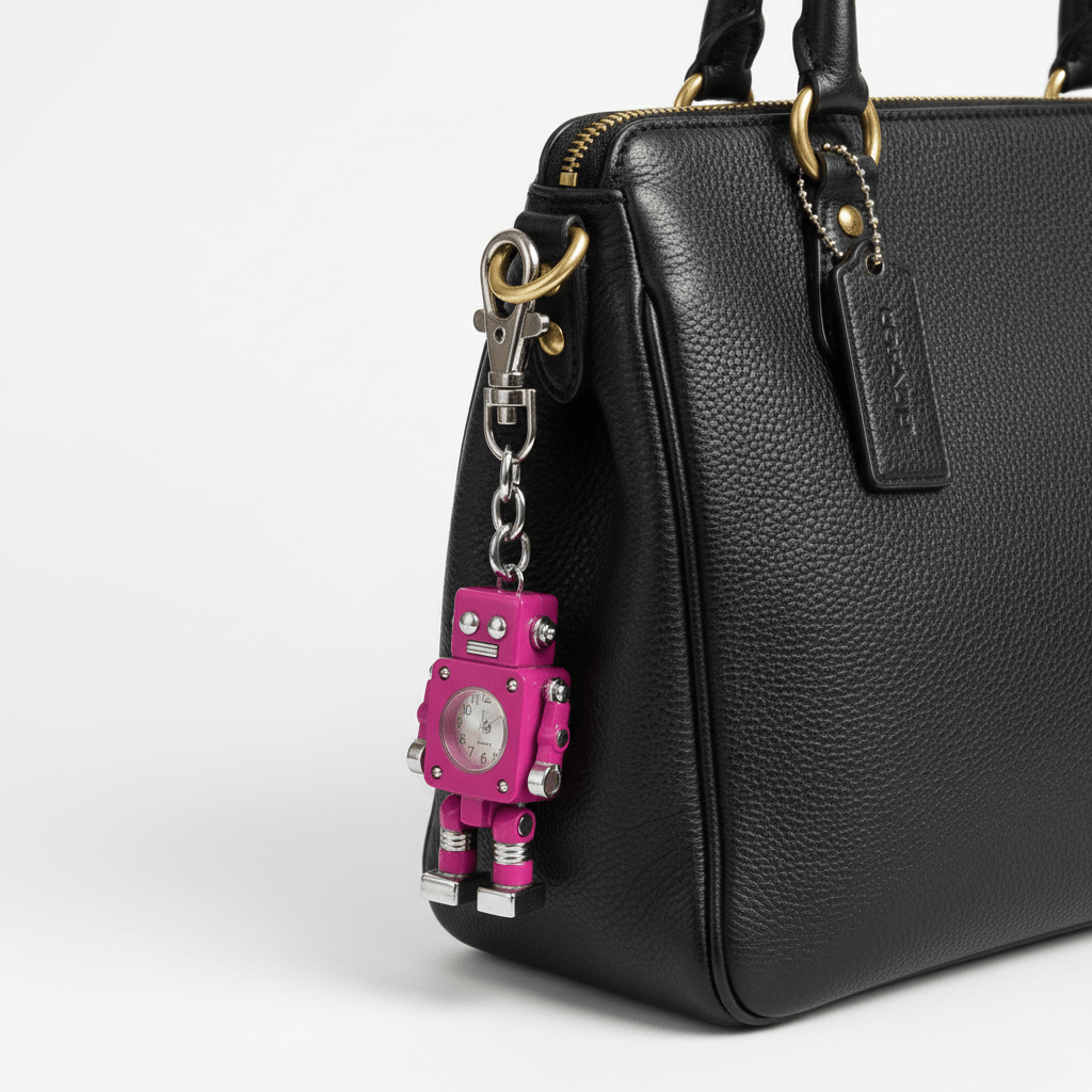 Robot Charm Clock | Pink - Tokyobay