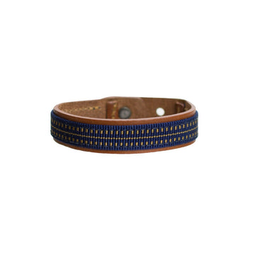 Samu Leather Cuff | Blue - Tokyobay
