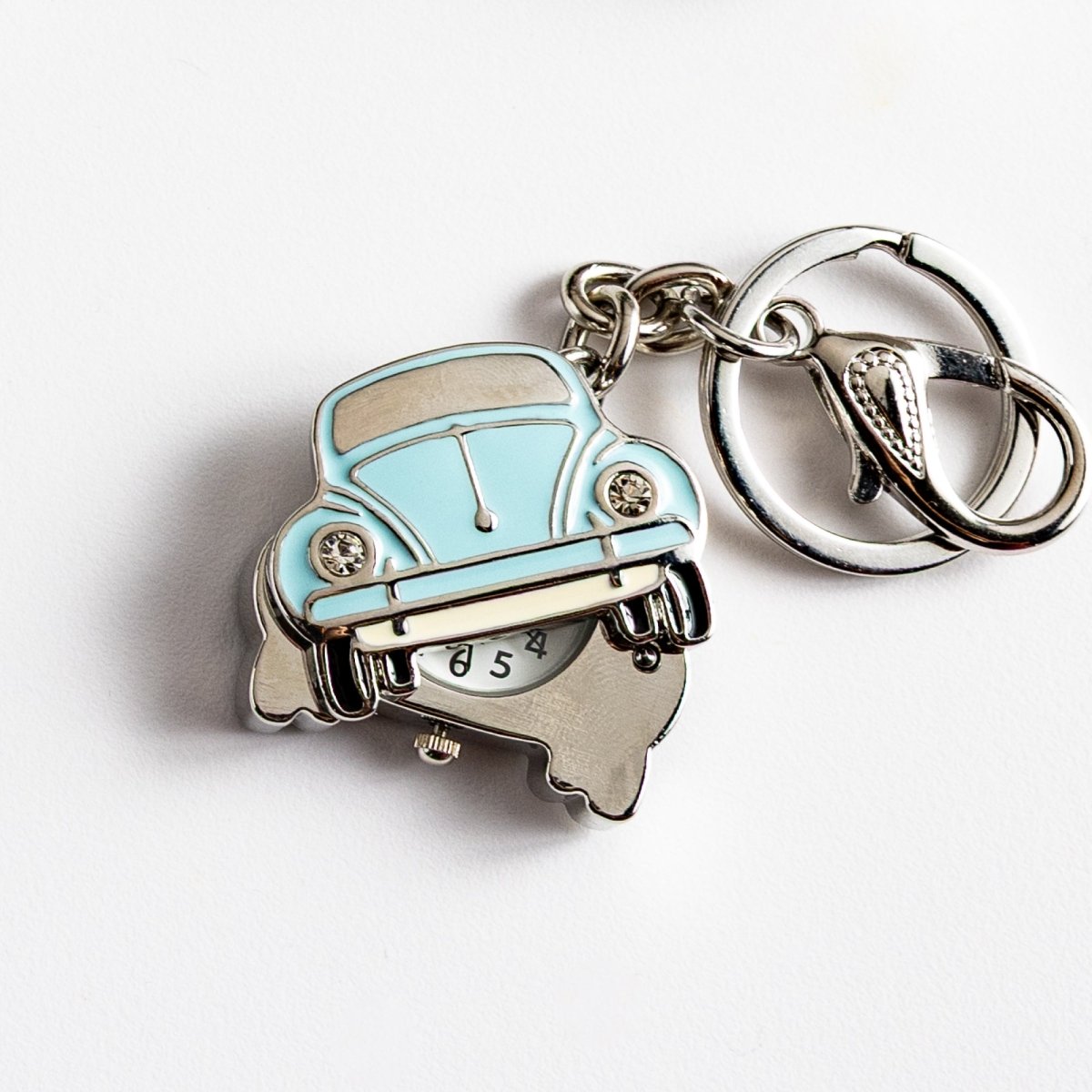 Vintage Car Charm Clock | Light Blue - Tokyobay