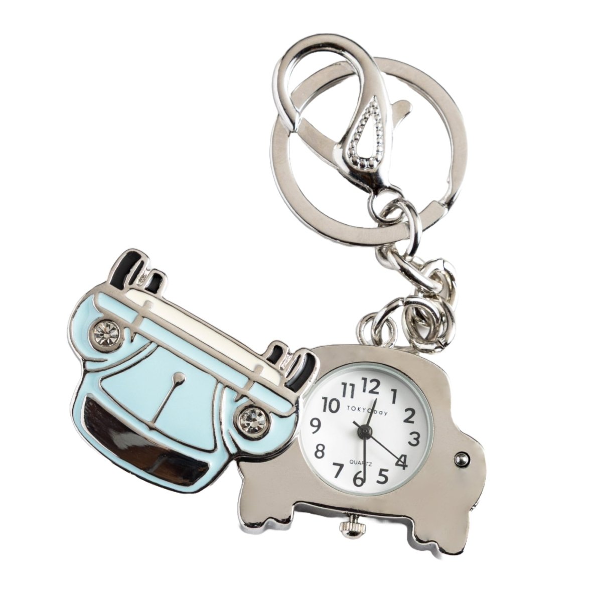 Vintage Car Charm Clock | Light Blue - Tokyobay