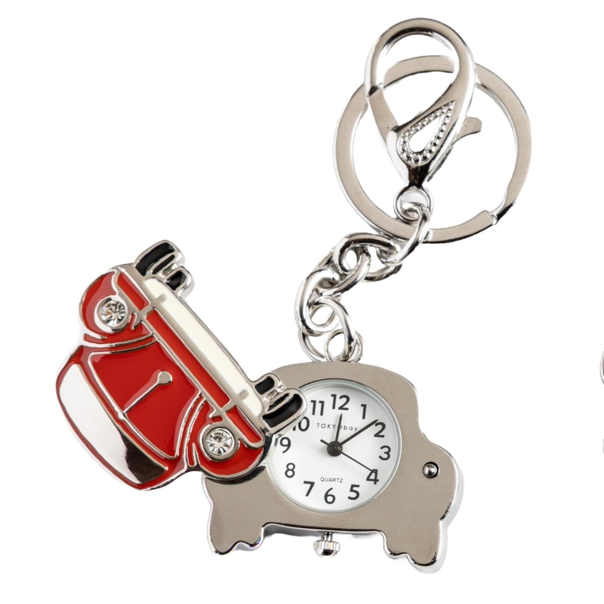 Vintage Car Charm Clock | Red - Tokyobay