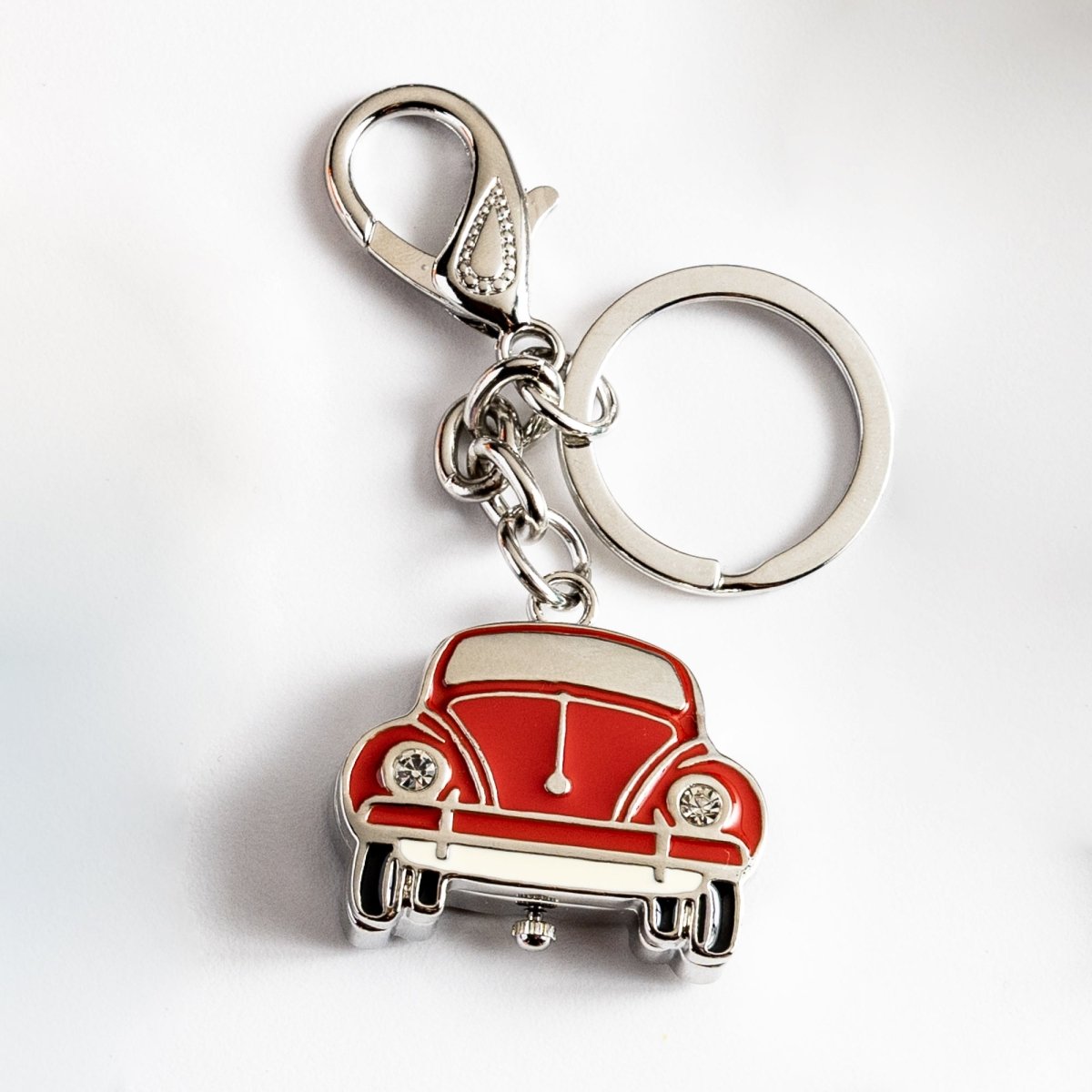 Vintage Car Charm Clock | Red - Tokyobay