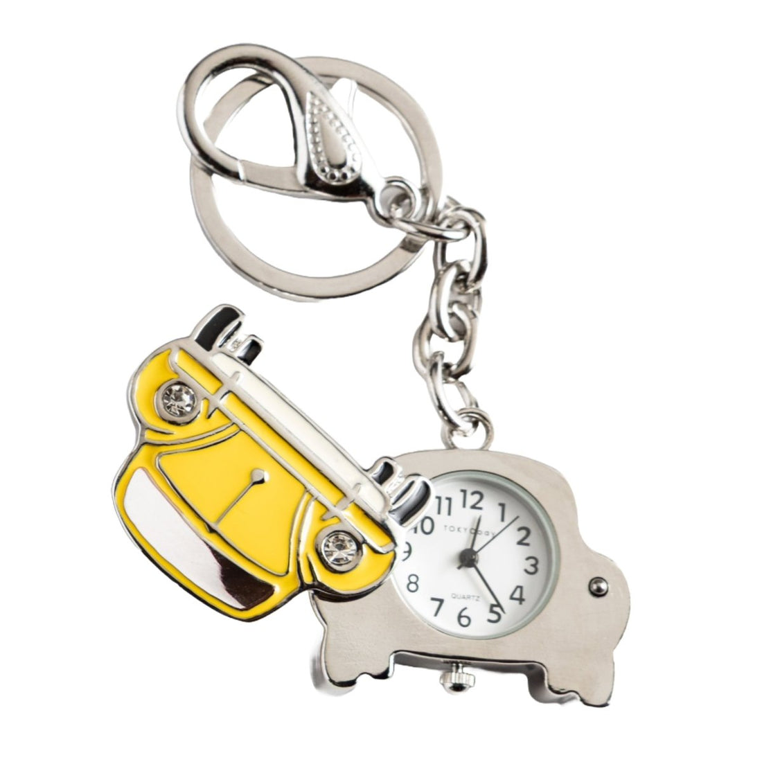 Vintage Car Charm Clock | Yellow - Tokyobay
