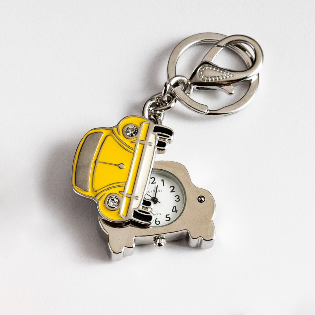 Vintage Car Charm Clock | Yellow - Tokyobay