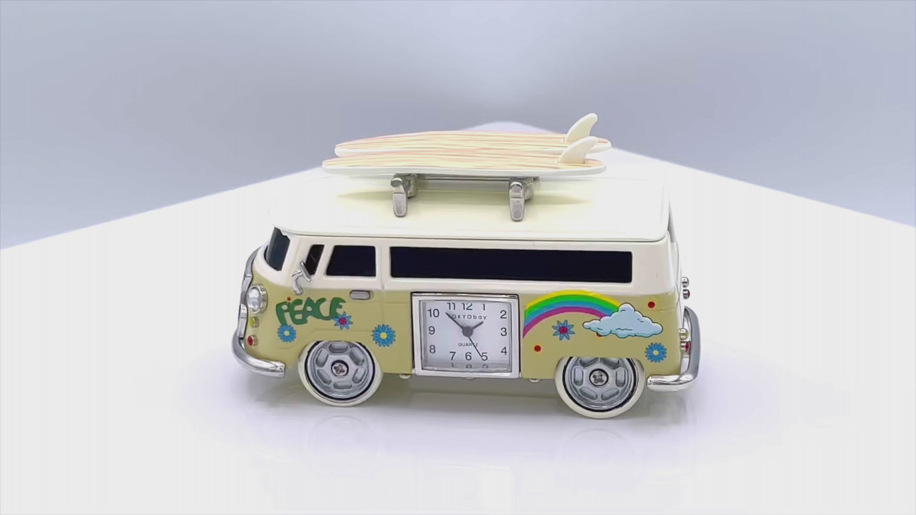 Bus Clock | Beige