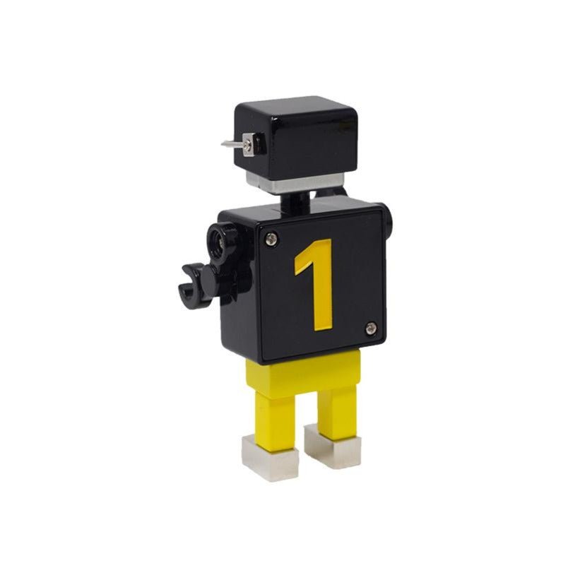 Football Robot Clock - Black/Yellow - Tokyobay