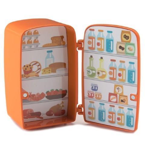 Ice Box Clock - Orange