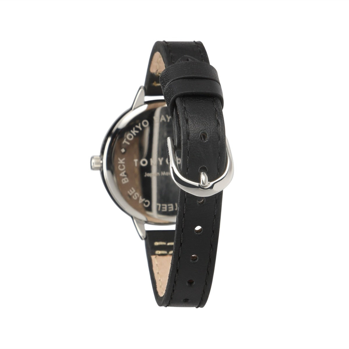 Hald slim black leather on sale watch